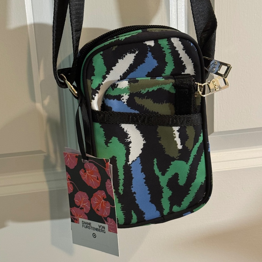 DVF Diane Von Furstenberg for Target Cellphone Holders: Green Zebra